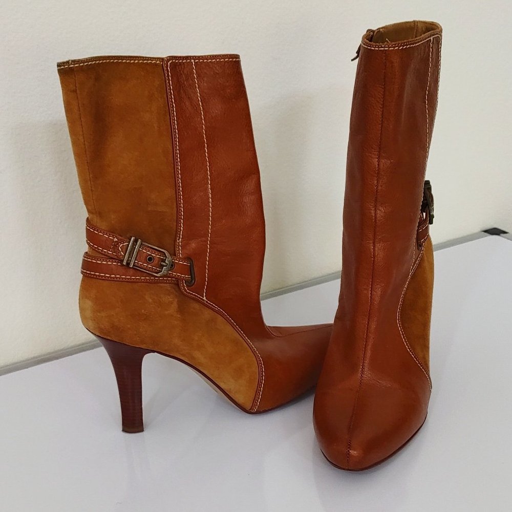 Cole Haan Suede Leather Brown Boots